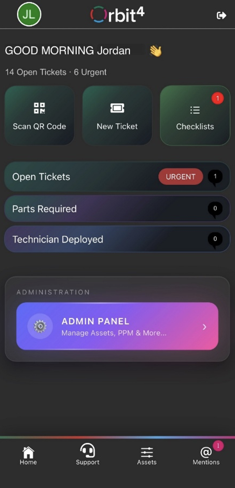 Orbit4 App Dashboard
