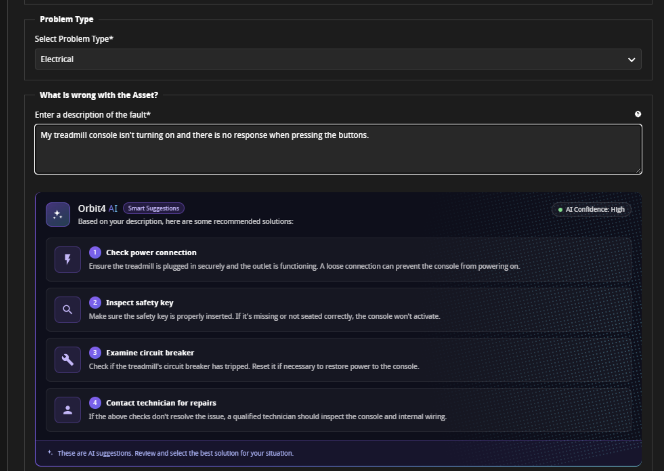 AI Ticketing Assistant in Orbit4